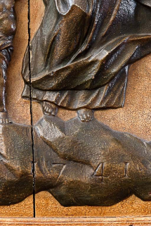 Détail de la date. © Région Bourgogne-Franche-Comté, Inventaire du patrimoine