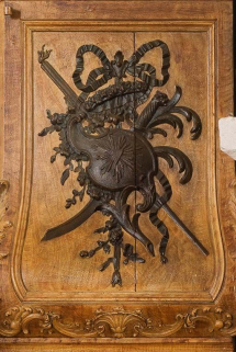 Détail d'un panneau. © Région Bourgogne-Franche-Comté, Inventaire du patrimoine