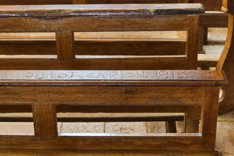 Détail des inscriptions. © Région Bourgogne-Franche-Comté, Inventaire du patrimoine