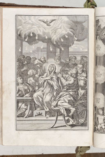 Estampe : La Pentecôte. © Région Bourgogne-Franche-Comté, Inventaire du patrimoine