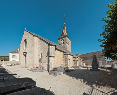 Façade et élévation droite. © Région Bourgogne-Franche-Comté, Inventaire du patrimoine