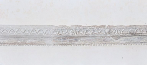 Détail corniche gauche de la travée du choeur. © Région Bourgogne-Franche-Comté, Inventaire du patrimoine