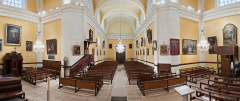 Vue de la nef et du transept. © Région Bourgogne-Franche-Comté, Inventaire du patrimoine