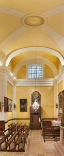 Vue du bras gauche du transept. © Région Bourgogne-Franche-Comté, Inventaire du patrimoine