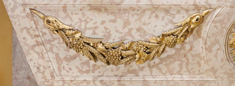 Autel-retable droit, détail de l'autel. © Région Bourgogne-Franche-Comté, Inventaire du patrimoine