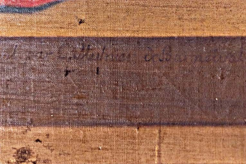 Détail de la signature. © Région Bourgogne-Franche-Comté, Inventaire du patrimoine