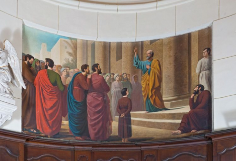 Prédication de Saint Pierre. © Région Bourgogne-Franche-Comté, Inventaire du patrimoine