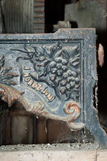 Mécanisme d'horloge : détail. © Région Bourgogne-Franche-Comté, Inventaire du patrimoine