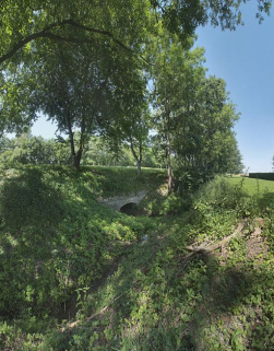 Vue de l'aqueduc. © Région Bourgogne-Franche-Comté, Inventaire du patrimoine