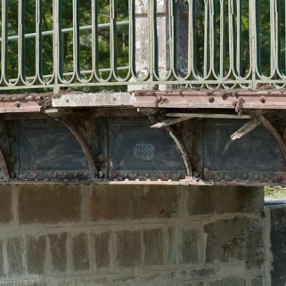 Détail du pont sur écluse. © Région Bourgogne-Franche-Comté, Inventaire du patrimoine