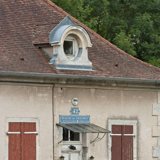 Détail de la lucarne de la maison éclusière. © Région Bourgogne-Franche-Comté, Inventaire du patrimoine
