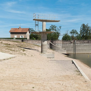 Vue du plongeoir. © Région Bourgogne-Franche-Comté, Inventaire du patrimoine