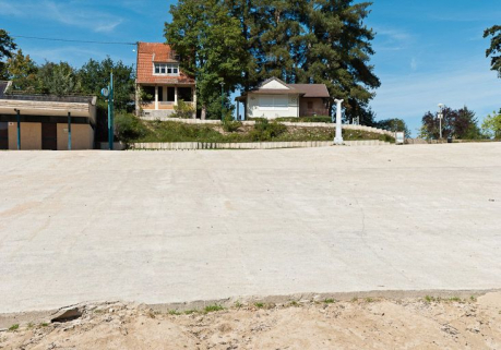 Vue de la plage du réservoir de Pont. © Région Bourgogne-Franche-Comté, Inventaire du patrimoine