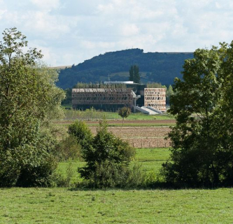 Vue du muséoparc d'Alésia ouvert en 2012 au public. © Région Bourgogne-Franche-Comté, Inventaire du patrimoine