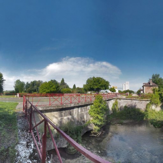 Vue d'ensemble. La maison éclusière est à droite. © Région Bourgogne-Franche-Comté, Inventaire du patrimoine