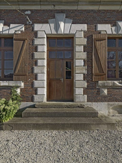Maison éclusière : porte arrière. © Région Bourgogne-Franche-Comté, Inventaire du patrimoine