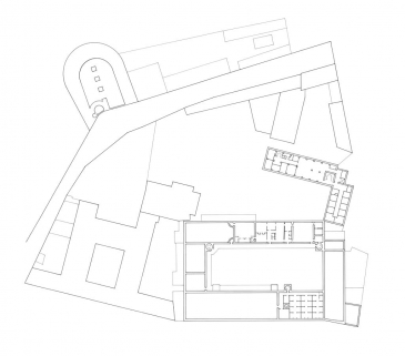 plan schématique du deuxième niveau © Région Bourgogne-Franche-Comté, Inventaire du patrimoine