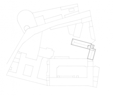 Plan schématique du quatrième niveau © Région Bourgogne-Franche-Comté, Inventaire du patrimoine