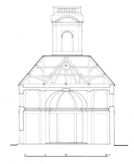 Coupe transversale. © Région Bourgogne-Franche-Comté, Inventaire du patrimoine