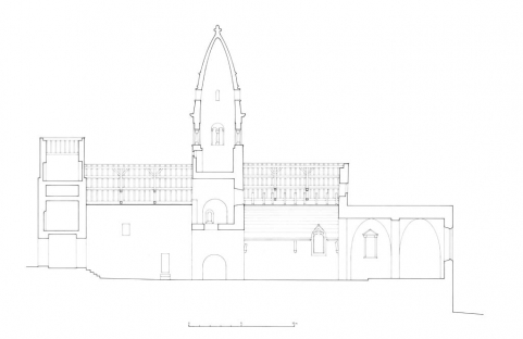 coupe longitudinale. © Région Bourgogne-Franche-Comté, Inventaire du patrimoine