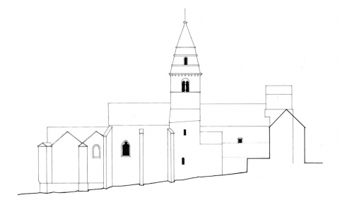 Façade latérale gauche. © Région Bourgogne-Franche-Comté, Inventaire du patrimoine