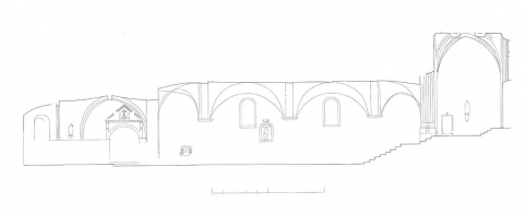 coupe longitudinale © Région Bourgogne-Franche-Comté, Inventaire du patrimoine