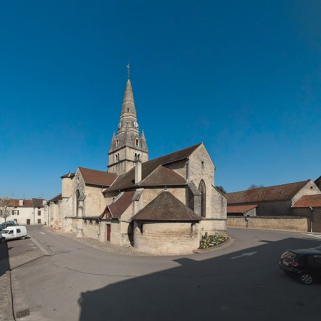 Vue d'ensemble côté chevet. © Région Bourgogne-Franche-Comté, Inventaire du patrimoine