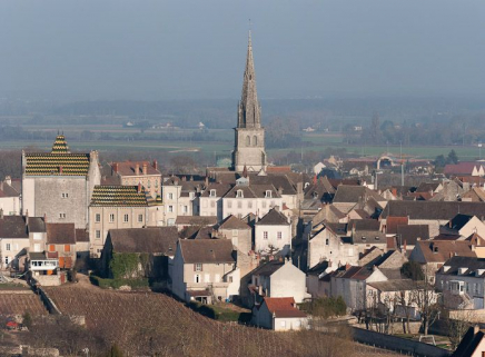 Eglise et village. © Région Bourgogne-Franche-Comté, Inventaire du patrimoine