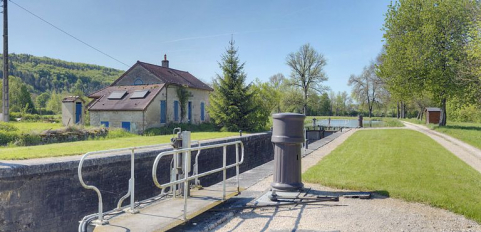 Vue d'ensemble de l'aval. © Région Bourgogne-Franche-Comté, Inventaire du patrimoine