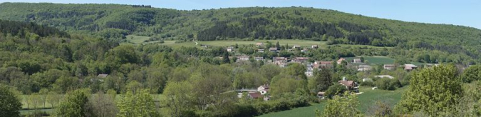 Grand panorama sur le village de Barbirey-sur-Ouche. © Région Bourgogne-Franche-Comté, Inventaire du patrimoine