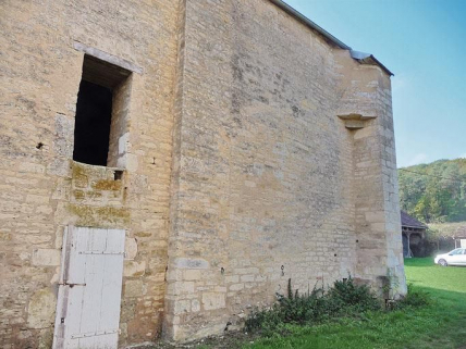 Partie du mur gauche de la chapelle. © Région Bourgogne-Franche-Comté, Inventaire du patrimoine
