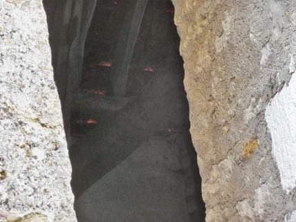 Chapelle, corps antérieur : détail de la charpente. © Région Bourgogne-Franche-Comté, Inventaire du patrimoine