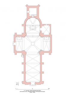 Plan schématique de l'église. © Région Bourgogne-Franche-Comté, Inventaire du patrimoine