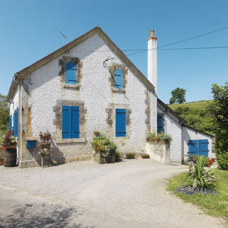 Façade latérale de la maison éclusière. © Région Bourgogne-Franche-Comté, Inventaire du patrimoine