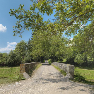 Le pont : vue du dessus. © Région Bourgogne-Franche-Comté, Inventaire du patrimoine