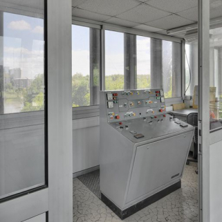 Vue intérieure de l'ancien poste de commande. © Région Bourgogne-Franche-Comté, Inventaire du patrimoine