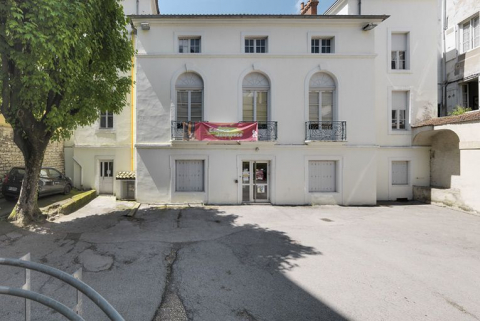 Façade sur cour de la maison des Arquebusiers. © Région Bourgogne-Franche-Comté, Inventaire du patrimoine
