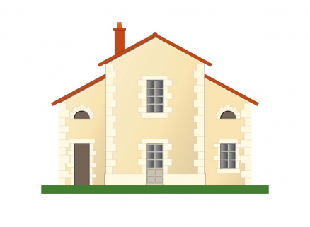 Maison éclusière sur le canal du Nivernais : il s'agit du type "Orgues". © Région Bourgogne-Franche-Comté, Inventaire du patrimoine