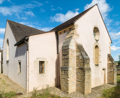 Vue du chevet et du bras du transept. © Région Bourgogne-Franche-Comté, Inventaire du patrimoine