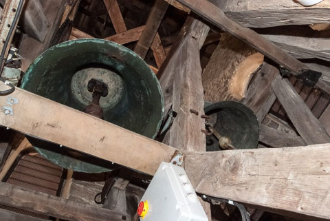 Vue du beffroi. © Région Bourgogne-Franche-Comté, Inventaire du patrimoine