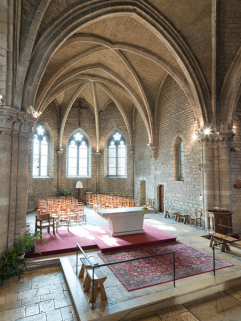 Vue du choeur. © Région Bourgogne-Franche-Comté, Inventaire du patrimoine
