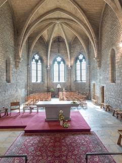 Vue du maître-autel et du choeur. © Région Bourgogne-Franche-Comté, Inventaire du patrimoine