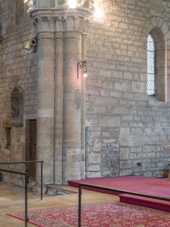 Vue d'un pilier de la croisée. © Région Bourgogne-Franche-Comté, Inventaire du patrimoine
