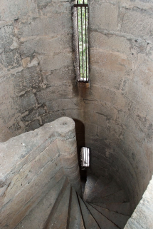 Escalier tournant. © Région Bourgogne-Franche-Comté, Inventaire du patrimoine
