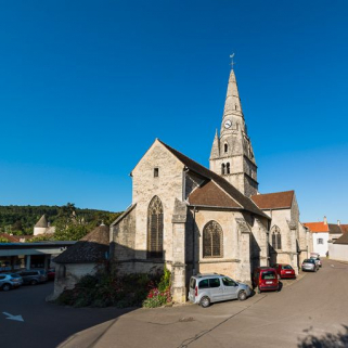 Vue d'ensemble, côté chevet. © Région Bourgogne-Franche-Comté, Inventaire du patrimoine