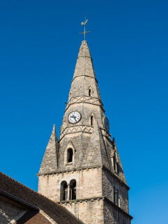 Clocher, vue du côté du chevet. © Région Bourgogne-Franche-Comté, Inventaire du patrimoine