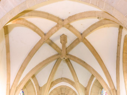 Vue de la voûte du choeur. © Région Bourgogne-Franche-Comté, Inventaire du patrimoine