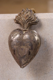 Ex-voto "Coeur de Marie". © Région Bourgogne-Franche-Comté, Inventaire du patrimoine