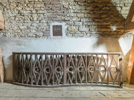 Clôture de choeur déposée : vue d'ensemble. © Région Bourgogne-Franche-Comté, Inventaire du patrimoine