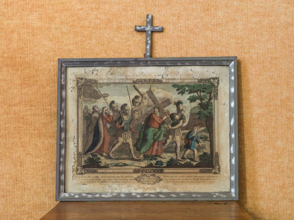 Quatrième station : Jésus rencontre sa Mère. © Région Bourgogne-Franche-Comté, Inventaire du patrimoine